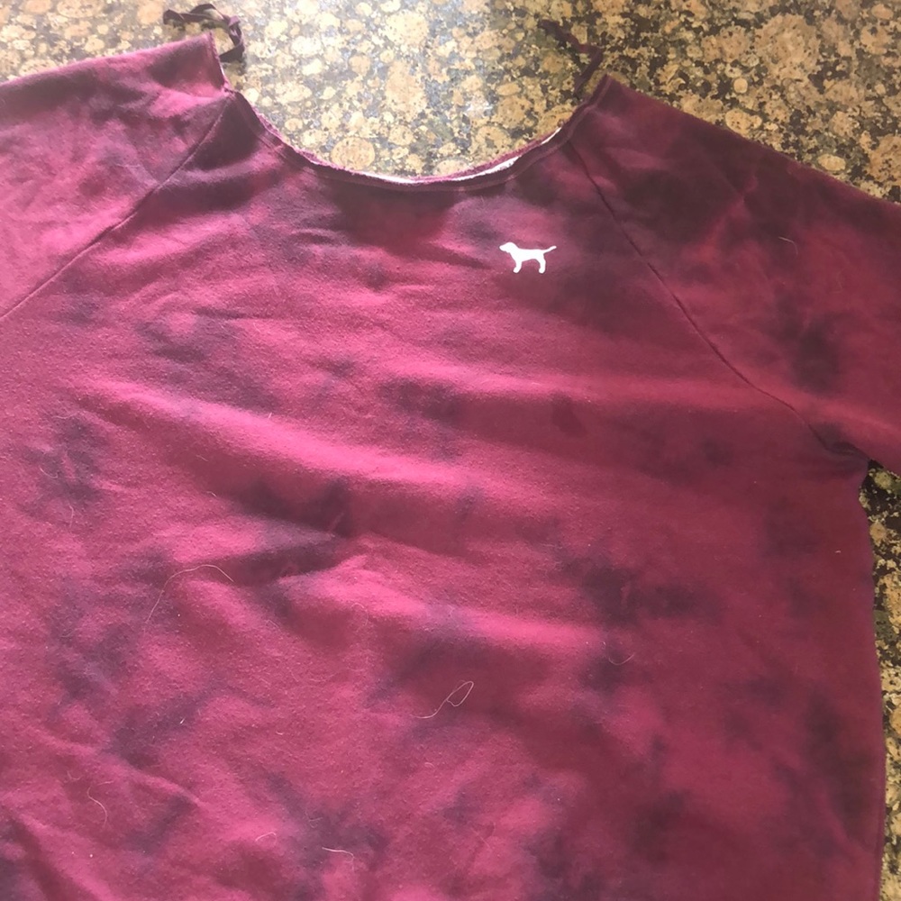 Maroon Pink VS Sweatshirt/pullover big neckline